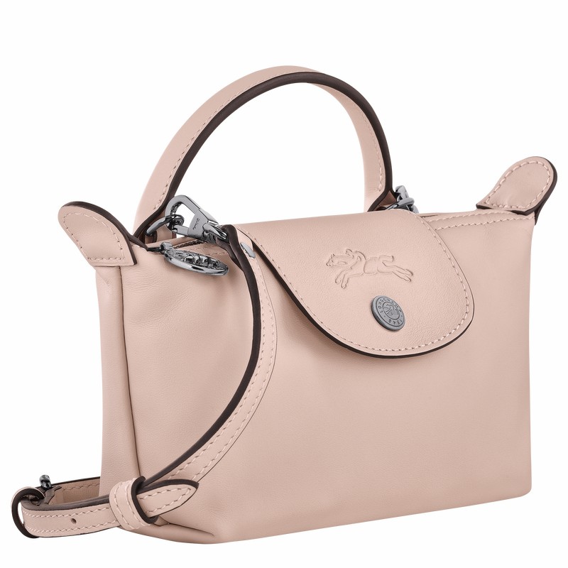 Pochettes Longchamp Le Pliage Xtra XS Femme Beige Soldes | 34205987542