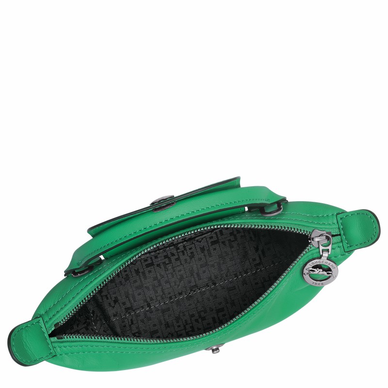 Pochettes Longchamp Le Pliage Xtra XS Femme Vert Soldes | 34205987249