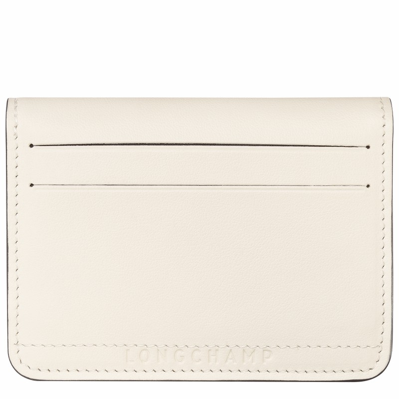 Porte-Carte Longchamp Le Pliage Xtra Femme Blanche Soldes | 30039987037