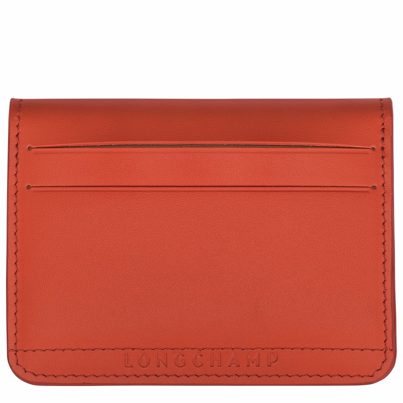 Porte-Carte Longchamp Le Pliage Xtra Homme Orange Soldes | 30039HFJ685-