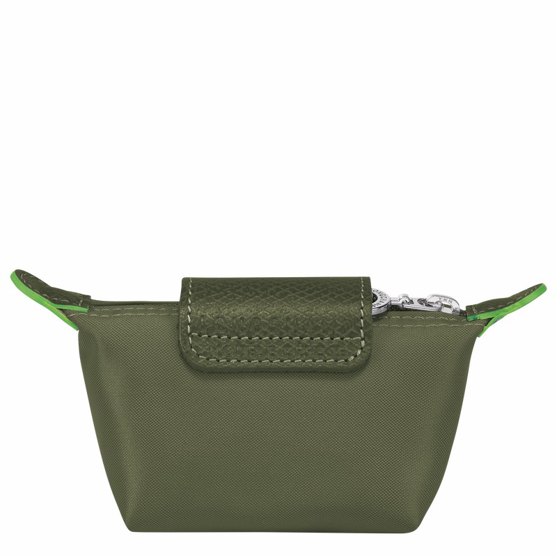 Porte-Monnaie Longchamp Le Pliage Green Femme Vert Soldes | 30016919479