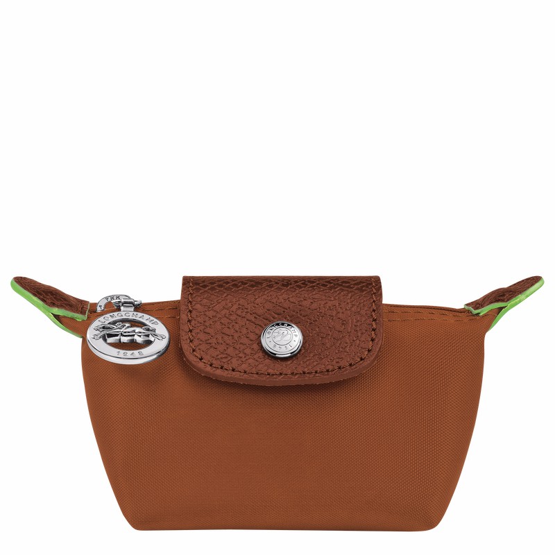 Porte-Monnaie Longchamp Le Pliage Green Homme Marron Soldes | 30016919504-