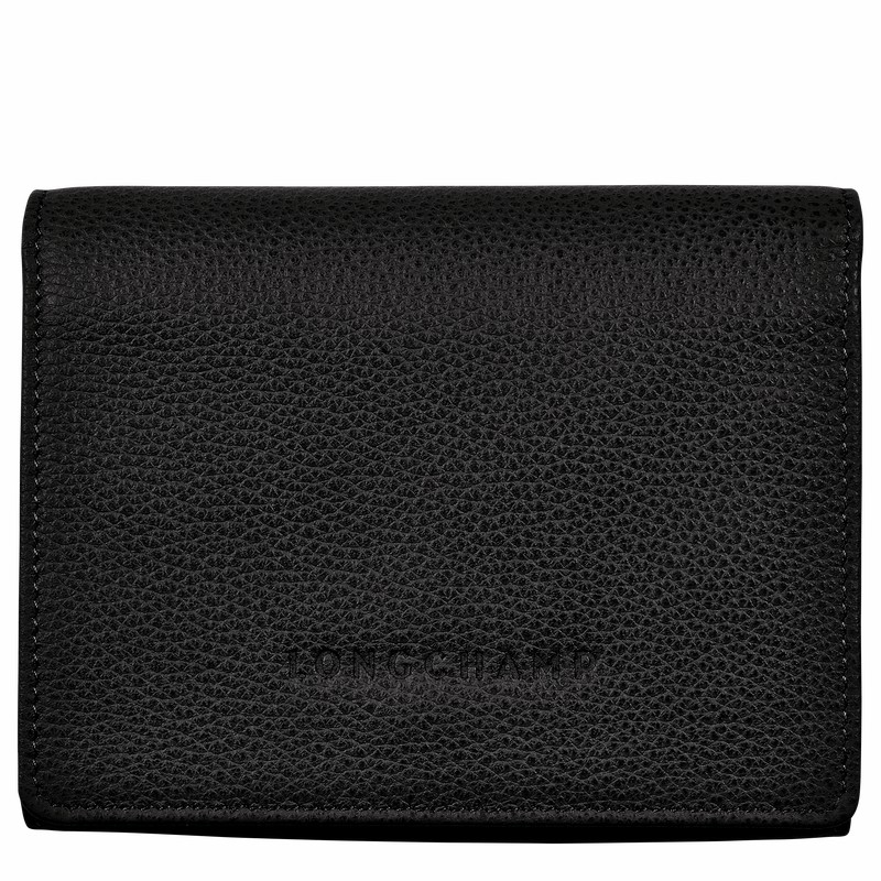 Portefeuilles Longchamp Le FOULONNÉ Homme Noir Soldes | 30021021001-