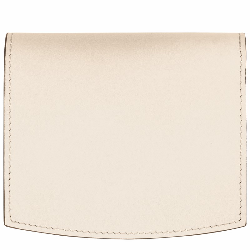 Portefeuilles Longchamp Le Roseau Femme Blanche Soldes | 30011HCL037