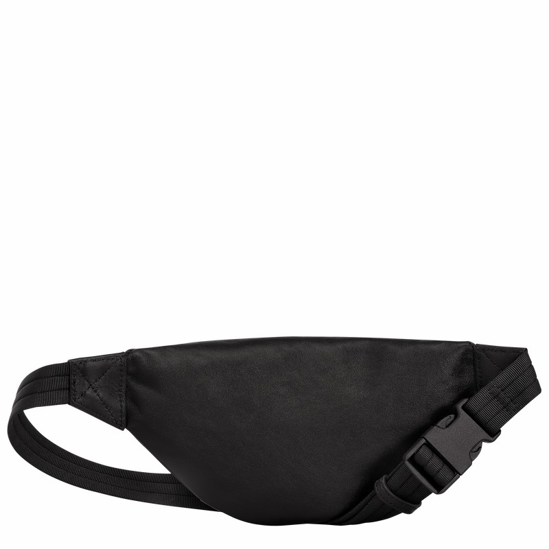 Sac Banane Longchamp 3D S Femme Noir Soldes | 20054HCV001