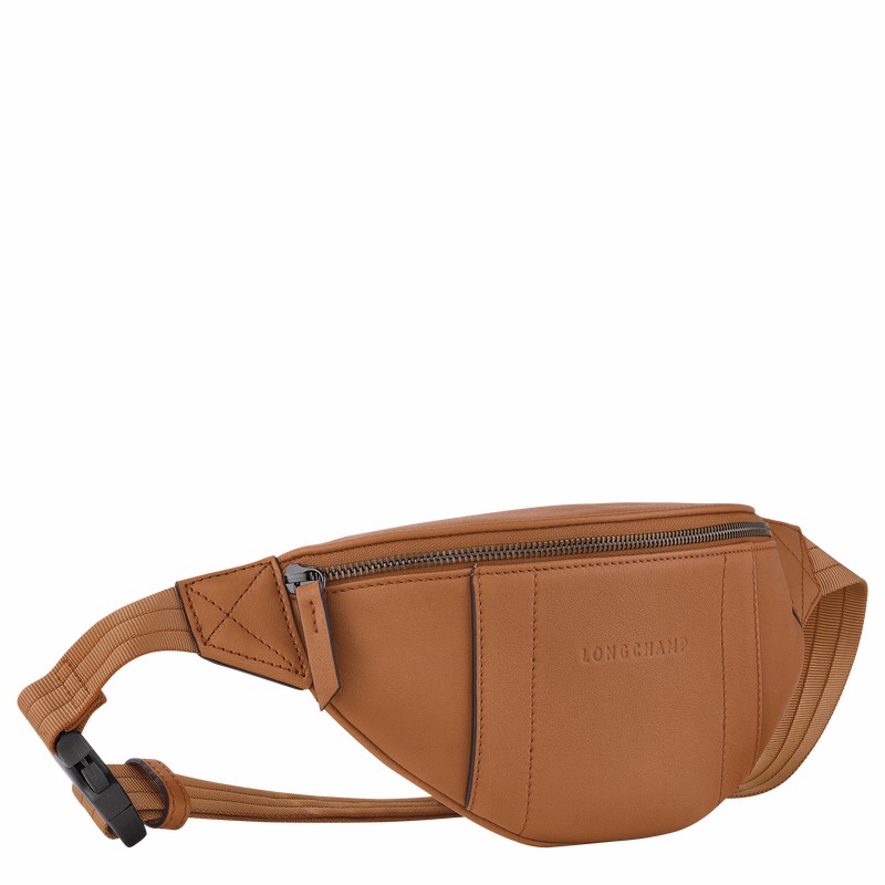 Sac Banane Longchamp 3D S Homme Beige Soldes | 20054HCV016-