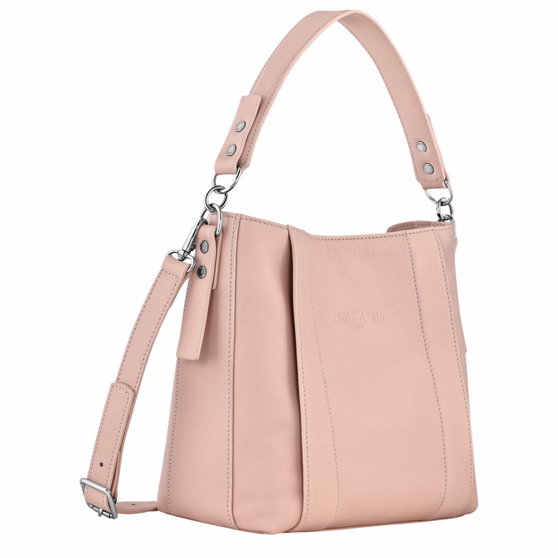 Sac Bandoulière Longchamp 3D S Femme Beige Soldes | 10215HFA542