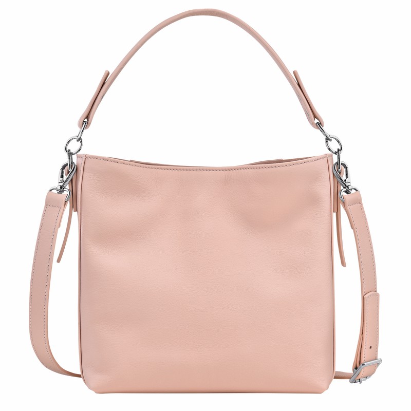 Sac Bandoulière Longchamp 3D S Femme Beige Soldes | 10215HFA542