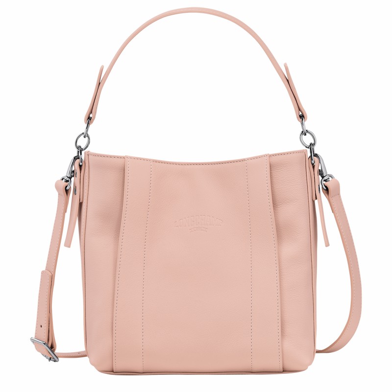 Sac Bandoulière Longchamp 3D S Femme Beige Soldes | 10215HFA542