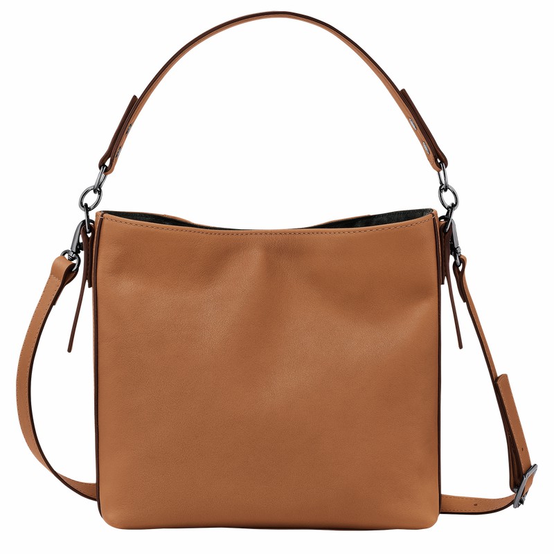 Sac Bandoulière Longchamp 3D S Femme Beige Soldes | 10215HCV016