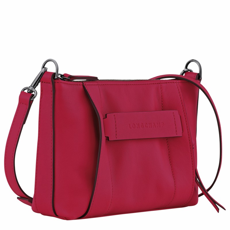 Sac Bandoulière Longchamp 3D S Femme Fushia Soldes | 10199HCVJ13