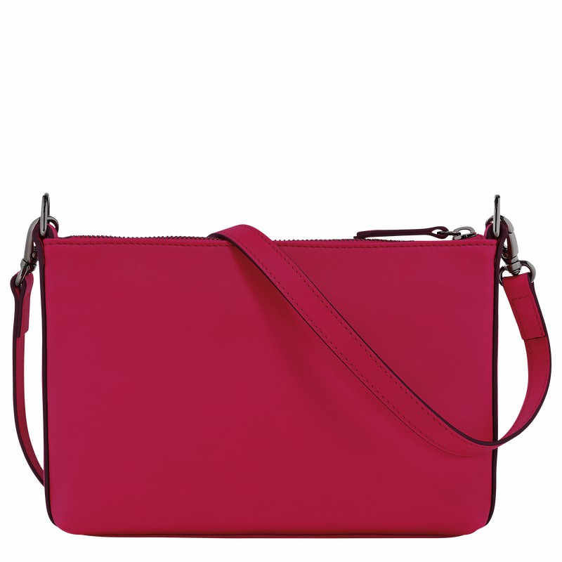 Sac Bandoulière Longchamp 3D S Femme Fushia Soldes | 10199HCVJ13