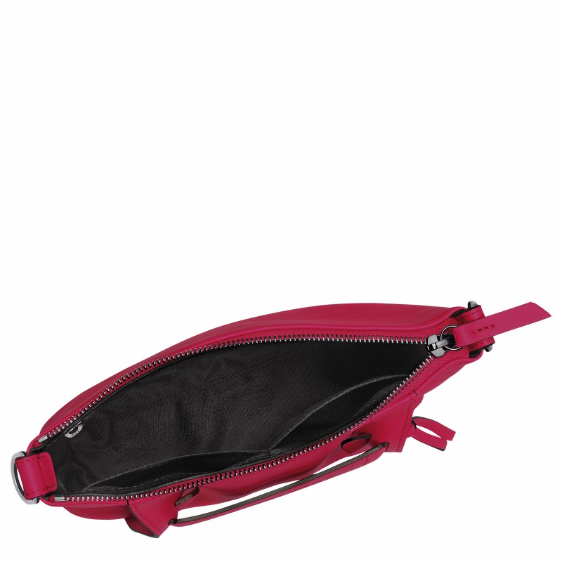 Sac Bandoulière Longchamp 3D S Femme Fushia Soldes | 10199HCVJ13