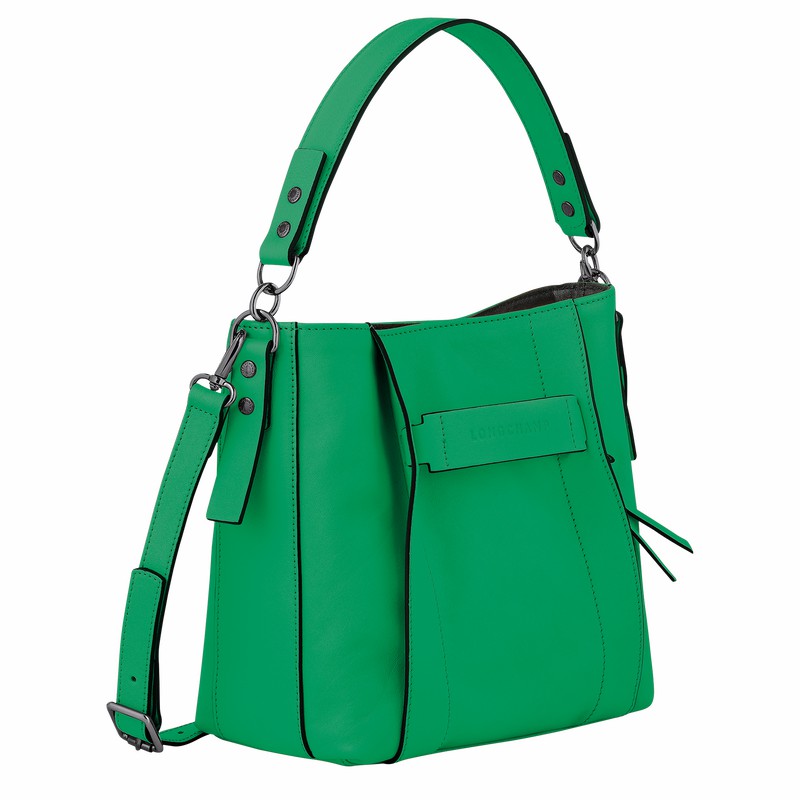 Sac Bandoulière Longchamp 3D S Femme Vert Soldes | 10215HCV129