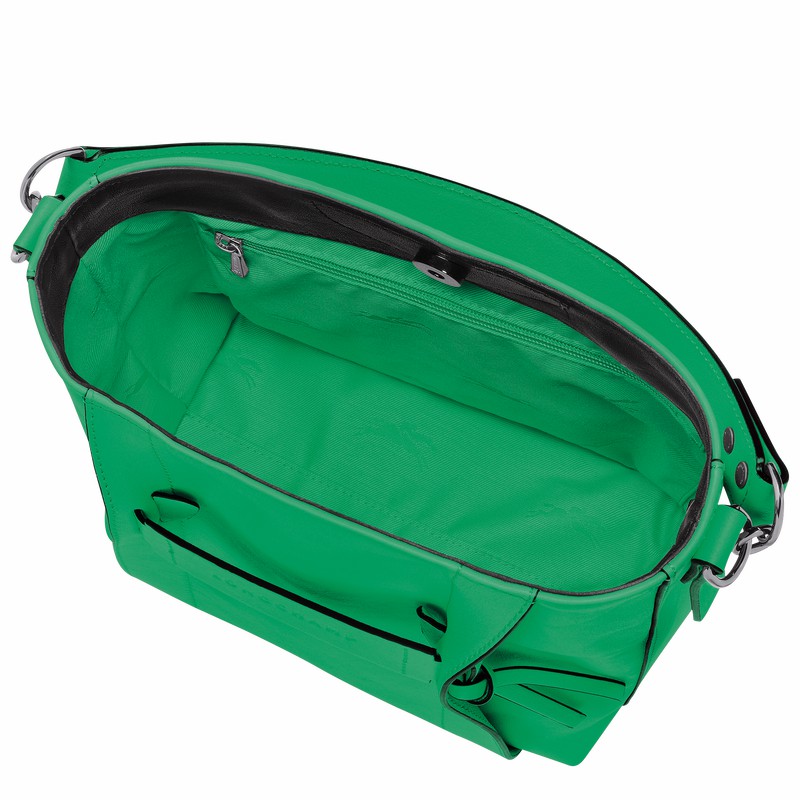 Sac Bandoulière Longchamp 3D S Femme Vert Soldes | 10215HCV129