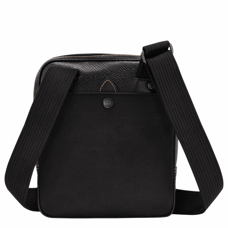 Sac Bandoulière Longchamp Boxford XS Femme Noir Soldes | L1712080001