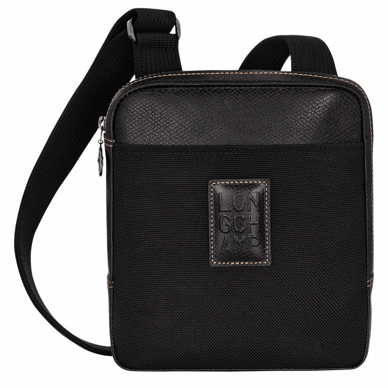 Sac Bandoulière Longchamp Boxford XS Homme Noir Soldes | L1712080001-