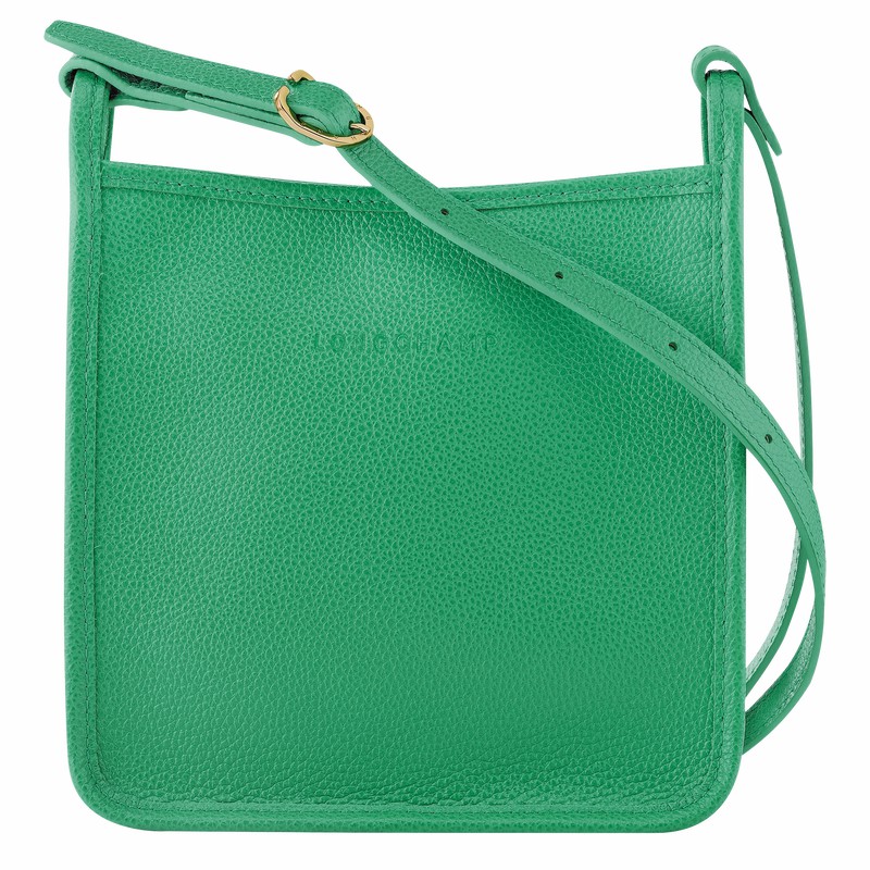 Sac Bandoulière Longchamp Le FOULONNÉ S Femme Vert Soldes | 10138021129