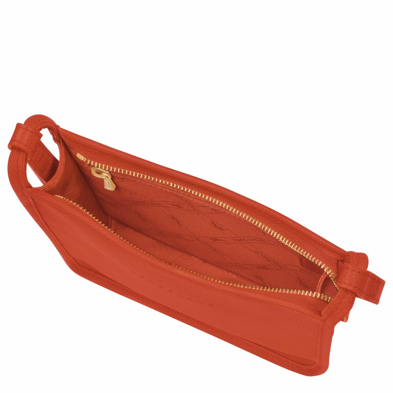 Sac Bandoulière Longchamp Le FOULONNÉ S Femme Orange Soldes | 10138021685