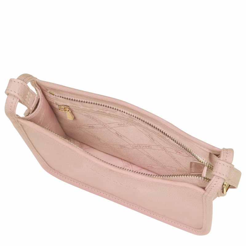 Sac Bandoulière Longchamp Le FOULONNÉ S Femme Beige Soldes | 10138021542