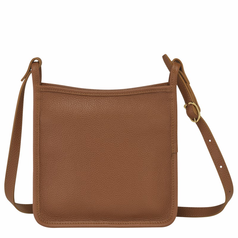 Sac Bandoulière Longchamp Le FOULONNÉ S Femme Caramel Soldes | 10138021121