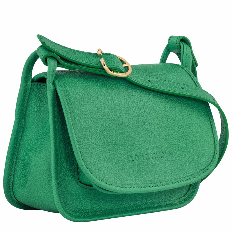 Sac Bandoulière Longchamp Le FOULONNÉ S Femme Vert Soldes | 10134021129