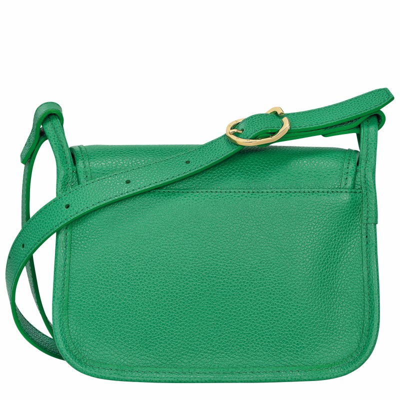 Sac Bandoulière Longchamp Le FOULONNÉ S Femme Vert Soldes | 10134021129