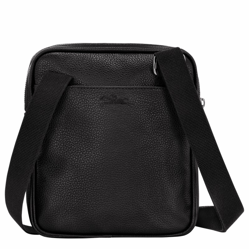 Sac Bandoulière Longchamp Le FOULONNÉ XS Femme Noir Soldes | L1712021047