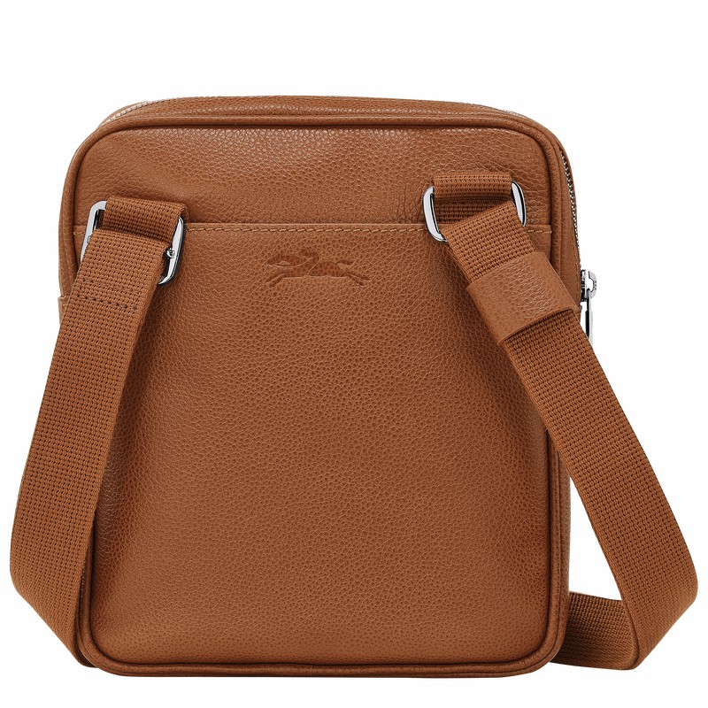 Sac Bandoulière Longchamp Le FOULONNÉ XS Femme Caramel Soldes | L1712021F72