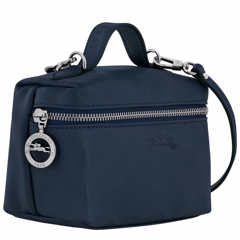 Sac Bandoulière Longchamp Le Pliage Xtra XS Femme Bleu Marine Soldes | 10187987556