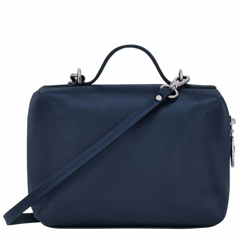 Sac Bandoulière Longchamp Le Pliage Xtra XS Femme Bleu Marine Soldes | 10187987556