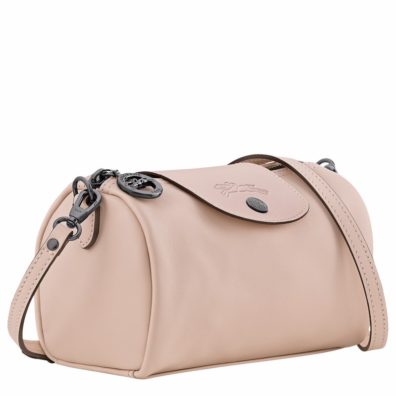 Sac Bandoulière Longchamp Le Pliage Xtra XS Femme Beige Soldes | 10255987542