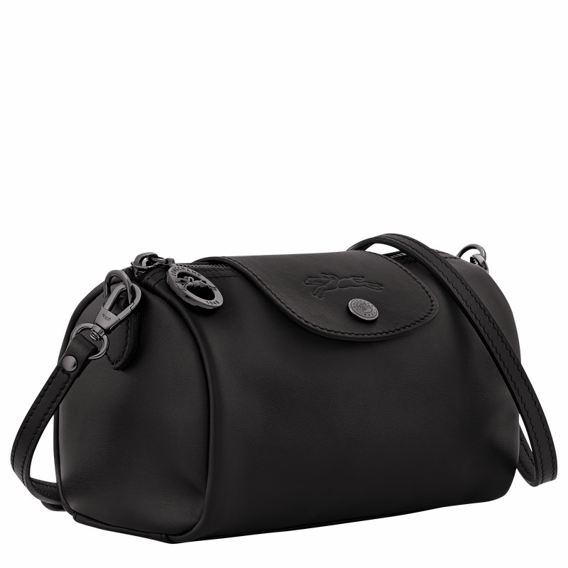 Sac Bandoulière Longchamp Le Pliage Xtra XS Femme Noir Soldes | 10255987001