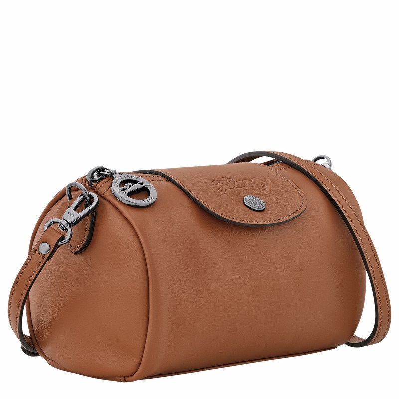 Sac Bandoulière Longchamp Le Pliage Xtra XS Femme Marron Soldes | 10255987504