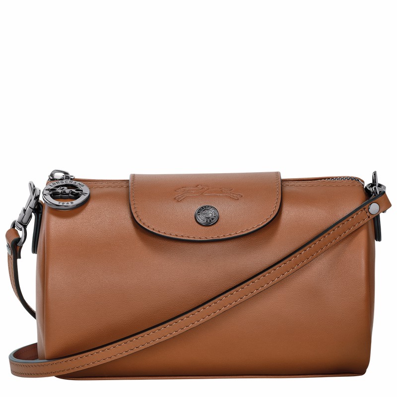 Sac Bandoulière Longchamp Le Pliage Xtra XS Femme Marron Soldes | 10255987504