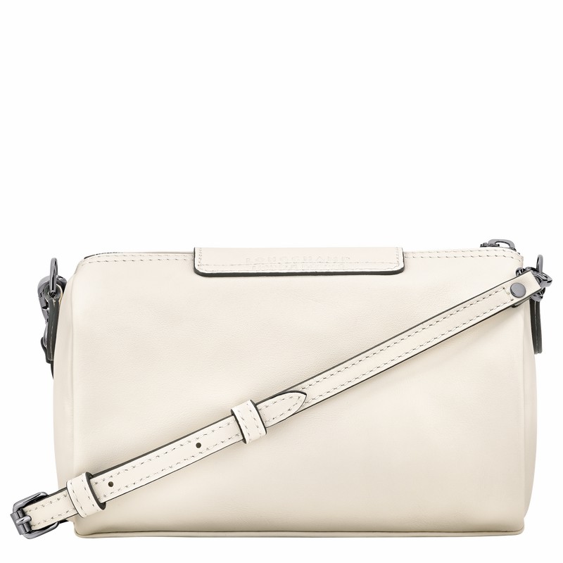 Sac Bandoulière Longchamp Le Pliage Xtra XS Femme Blanche Soldes | 10255987037