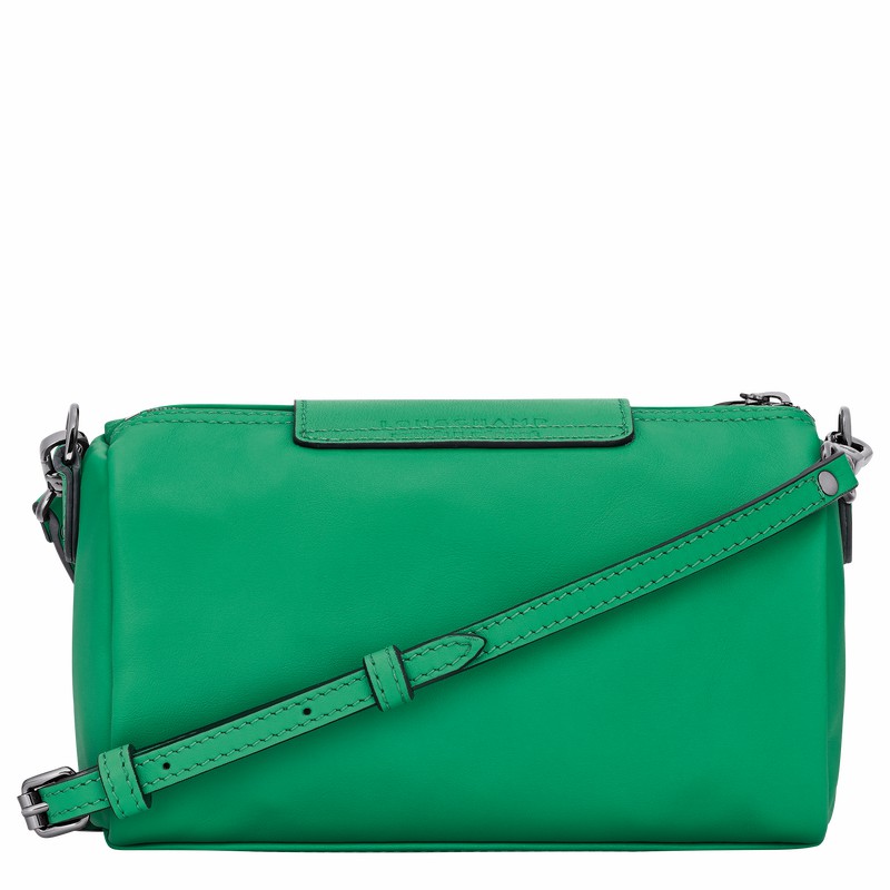 Sac Bandoulière Longchamp Le Pliage Xtra XS Femme Vert Soldes | 10255987249