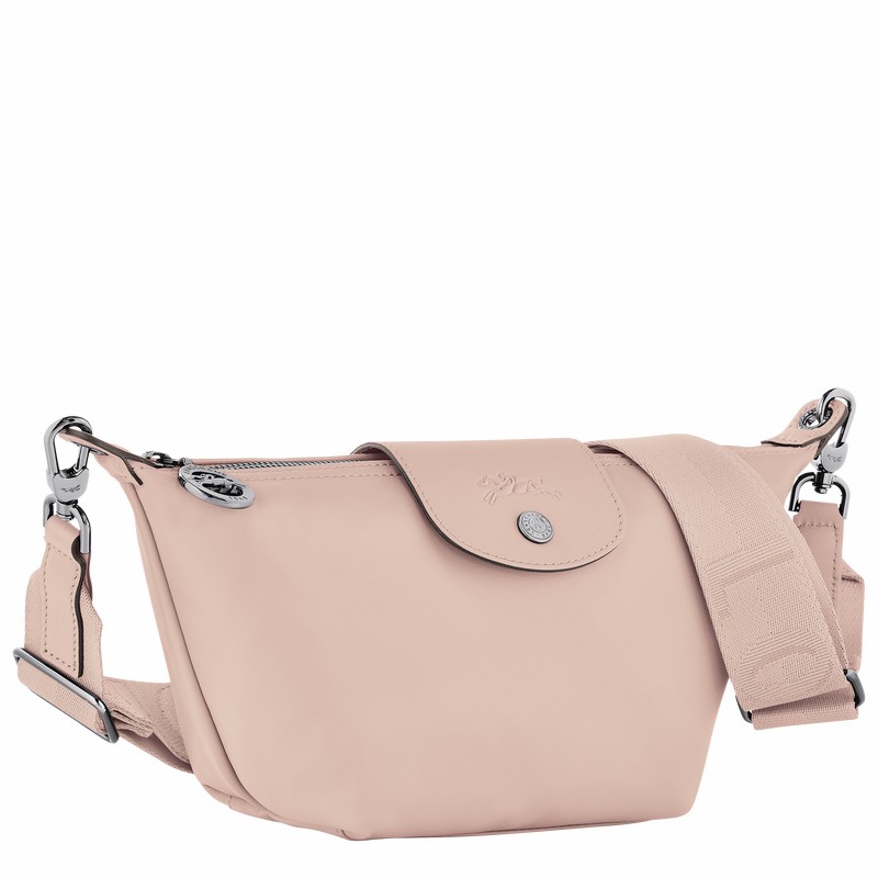 Sac Bandoulière Longchamp Le Pliage Xtra XS Femme Beige Soldes | 10212987542