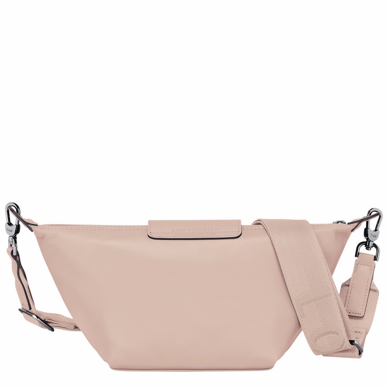 Sac Bandoulière Longchamp Le Pliage Xtra XS Femme Beige Soldes | 10212987542