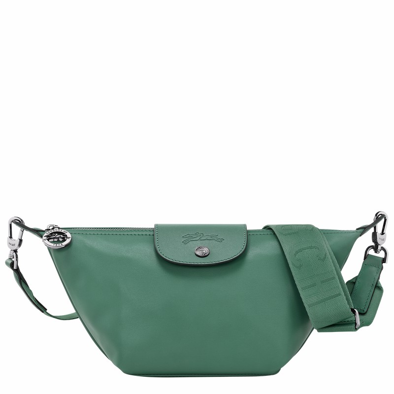 Sac Bandoulière Longchamp Le Pliage Xtra XS Femme Vert Olive Soldes | 10212987D90