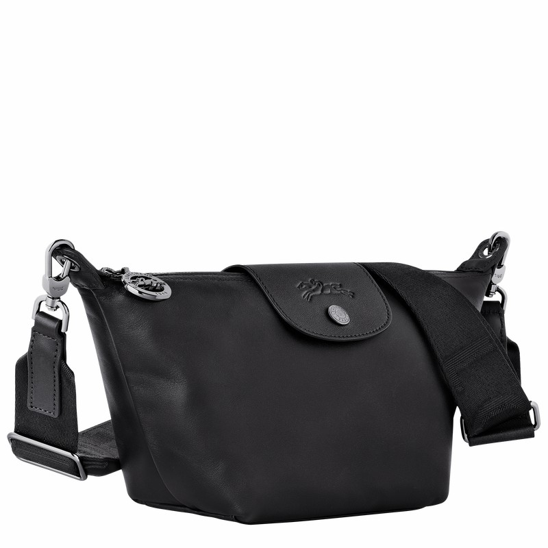 Sac Bandoulière Longchamp Le Pliage Xtra XS Femme Noir Soldes | 10212987001