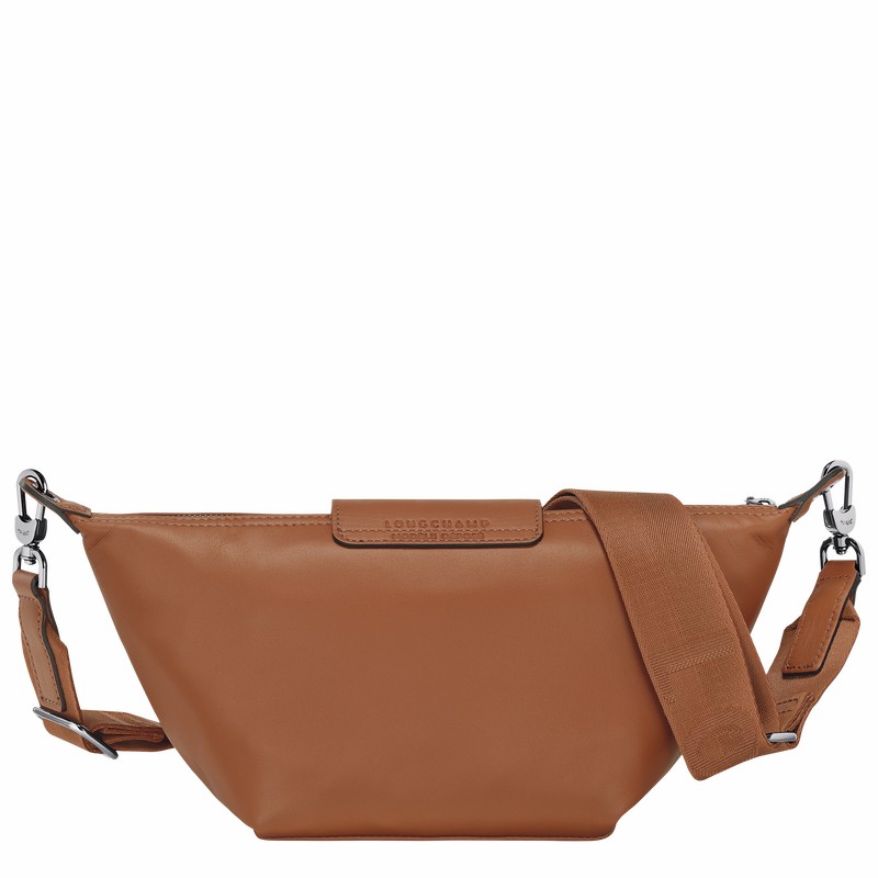 Sac Bandoulière Longchamp Le Pliage Xtra XS Femme Marron Soldes | 10212987504