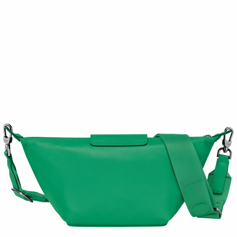 Sac Bandoulière Longchamp Le Pliage Xtra XS Femme Vert Soldes | 10212987249