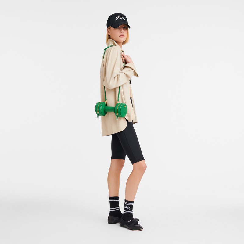 Sac Bandoulière Longchamp ÉPURE S Femme Vert Soldes | 10251HYZ129