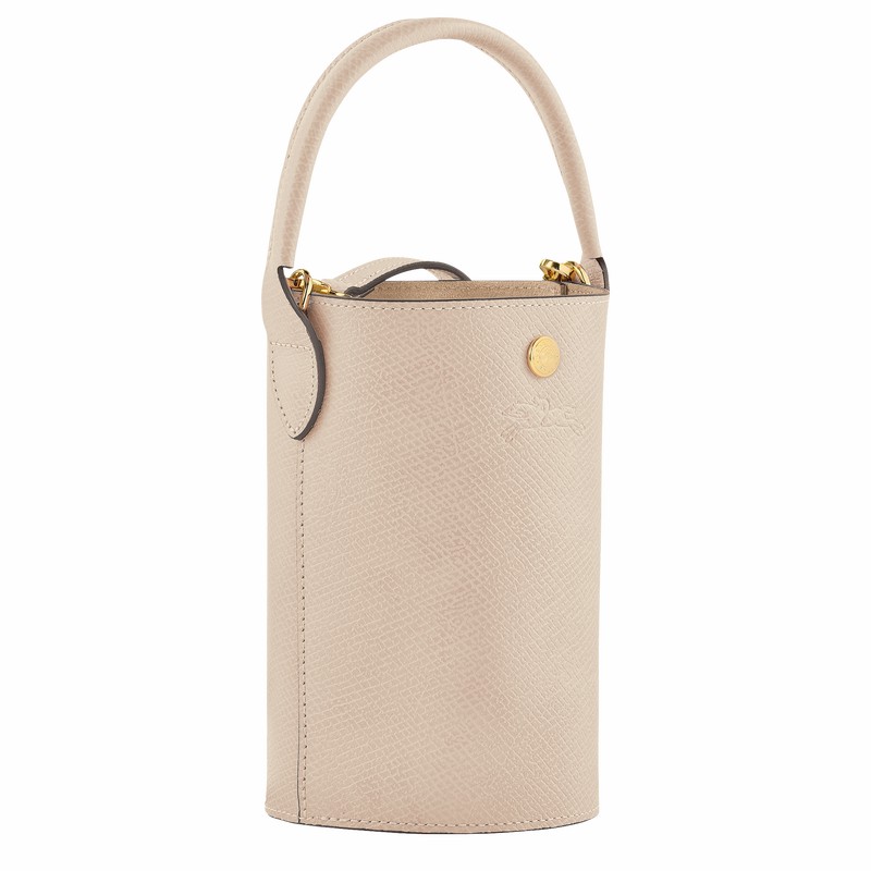 Sac Bandoulière Longchamp ÉPURE XS Femme Blanche Soldes | 10213HYZ555