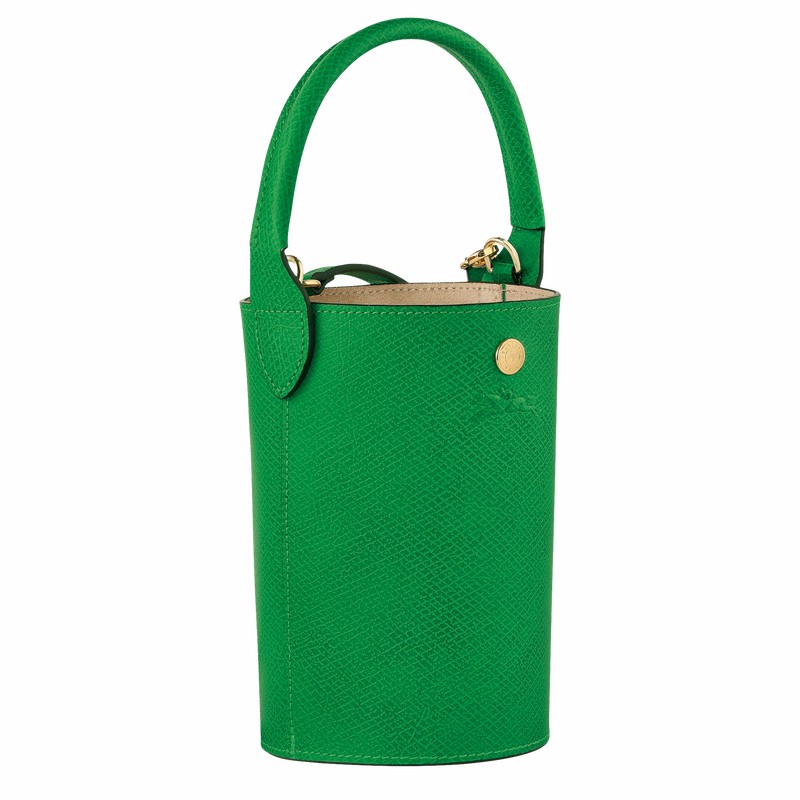 Sac Bandoulière Longchamp ÉPURE XS Femme Vert Soldes | 10213HYZ129