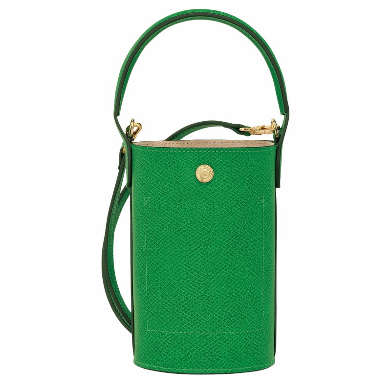 Sac Bandoulière Longchamp ÉPURE XS Femme Vert Soldes | 10213HYZ129