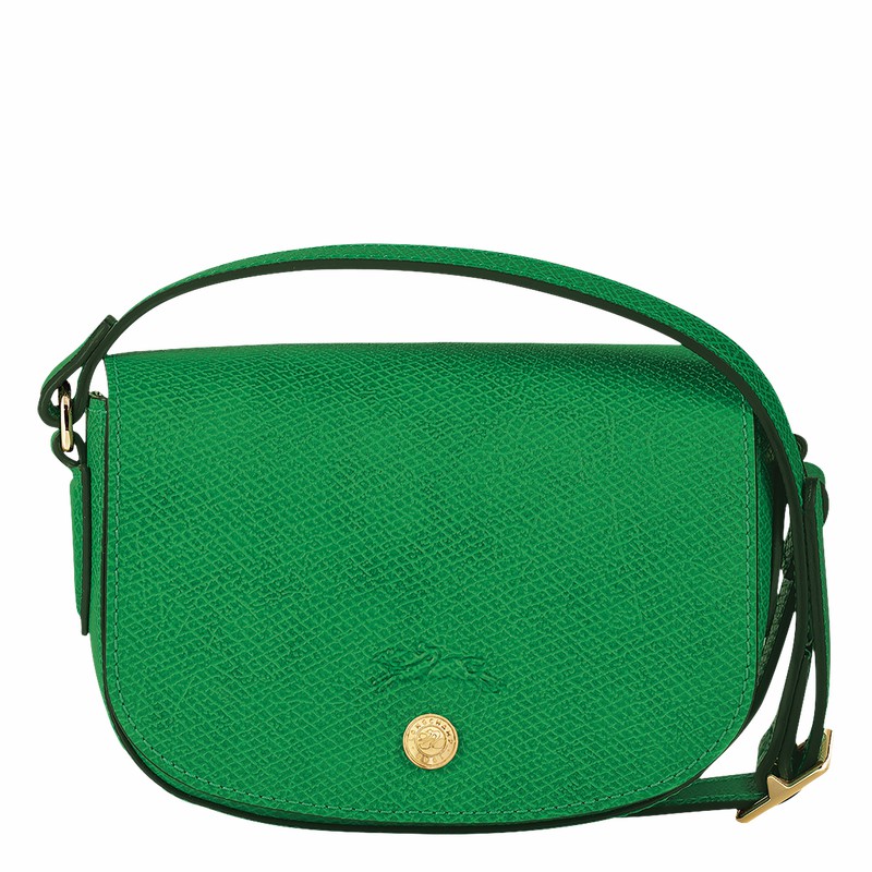 Sac Bandoulière Longchamp ÉPURE XS Femme Vert Soldes | 10165HYZ129