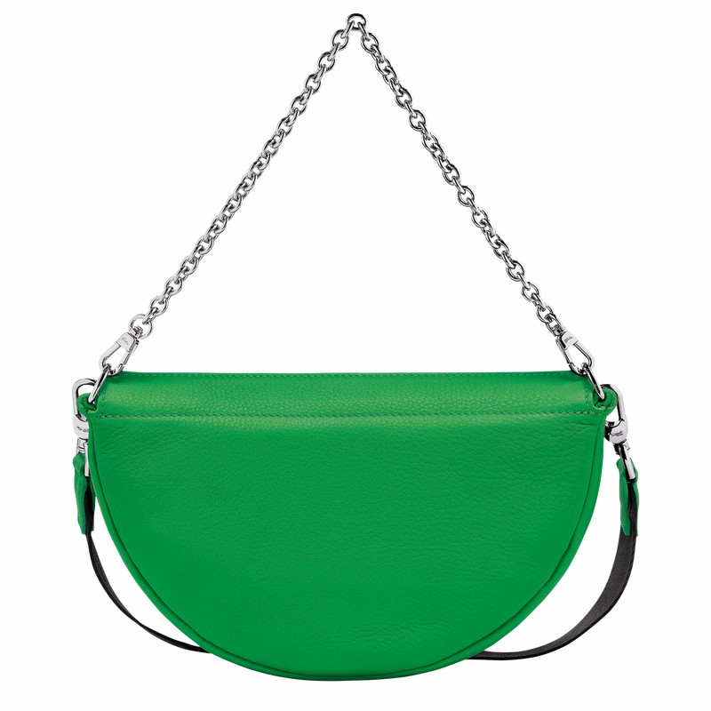 Sac Bandoulière Longchamp Smile S Femme Vert Soldes | 10224HDS531