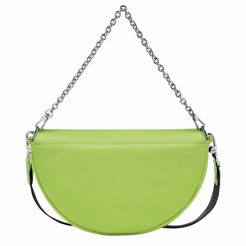 Sac Bandoulière Longchamp Smile S Femme Vert Soldes | 10224HDS355